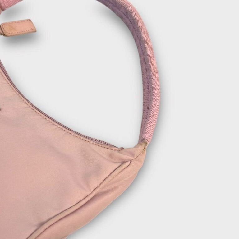 Prada Pink Nylon Mini Shoulder Bag