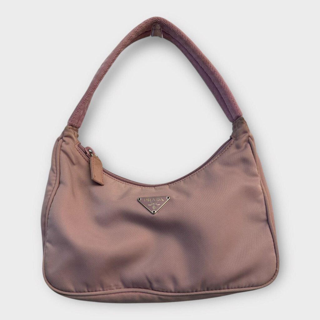 Prada Pink Nylon Mini Shoulder Bag