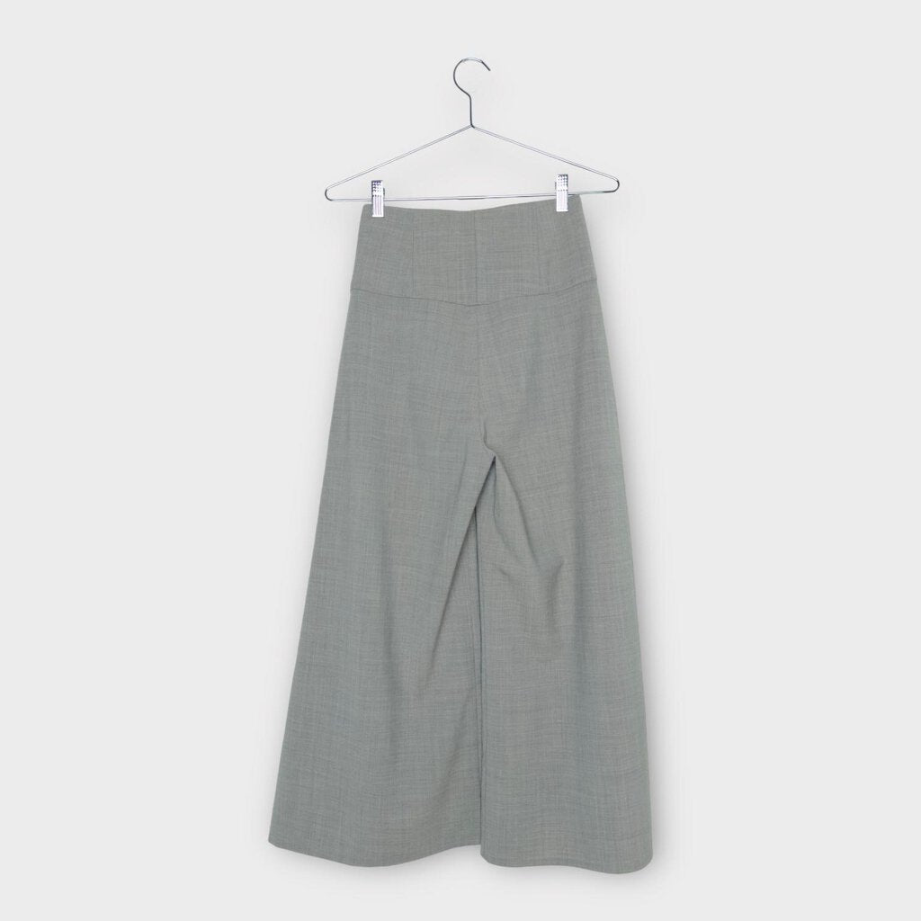 Taupe Grey Wide Leg Pants