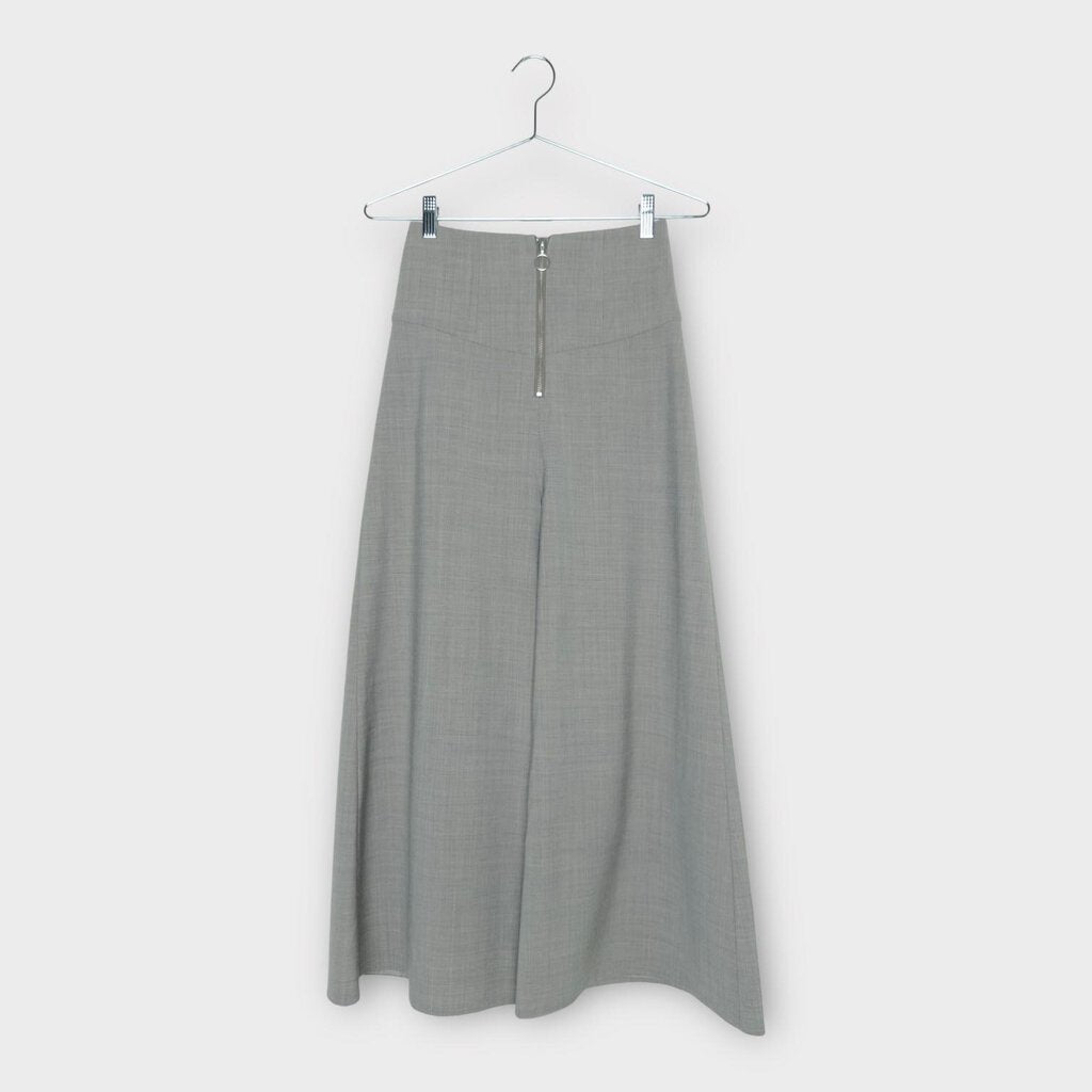 Taupe Grey Wide Leg Pants