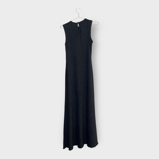 Katalyst Grey Wool Bias Maxi Dress