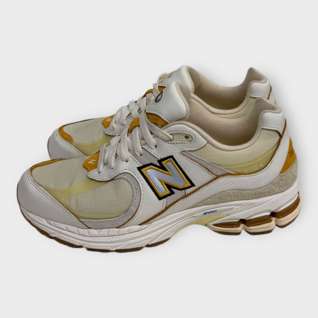 New Balance White & Yellow 2002R Joe Freshgoods Sneakers