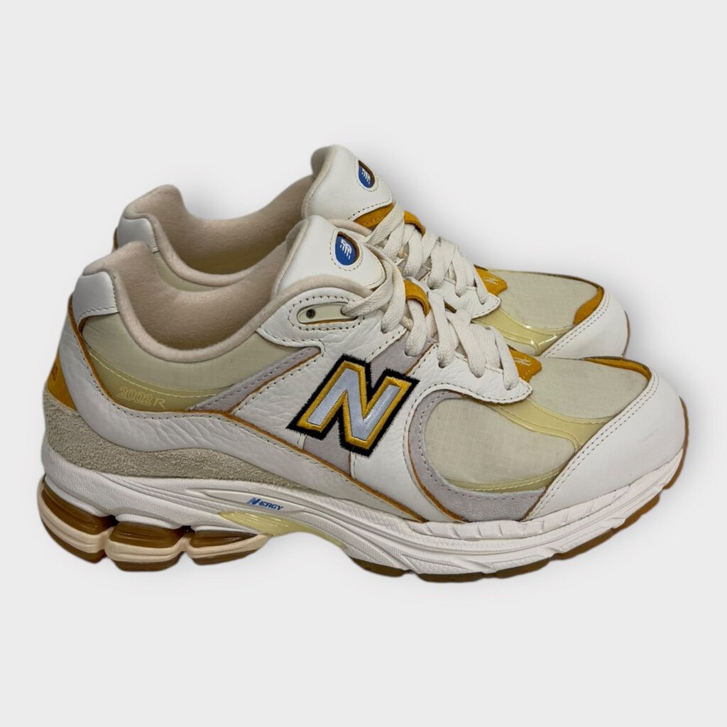 New Balance White & Yellow 2002R Joe Freshgoods Sneakers