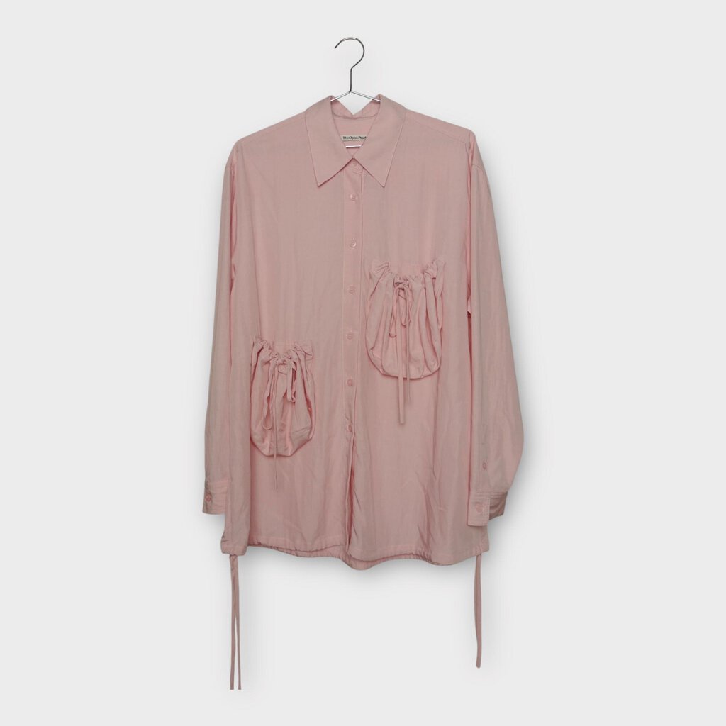 The Open Product Pink Patch Pocket Shirt