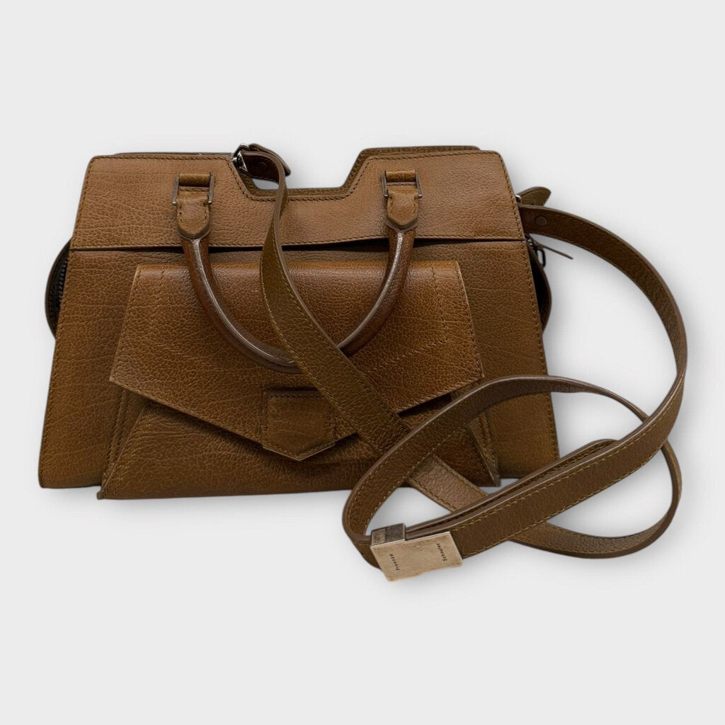 Proenza Schouler Brown Leather PS13 Satchel Bag