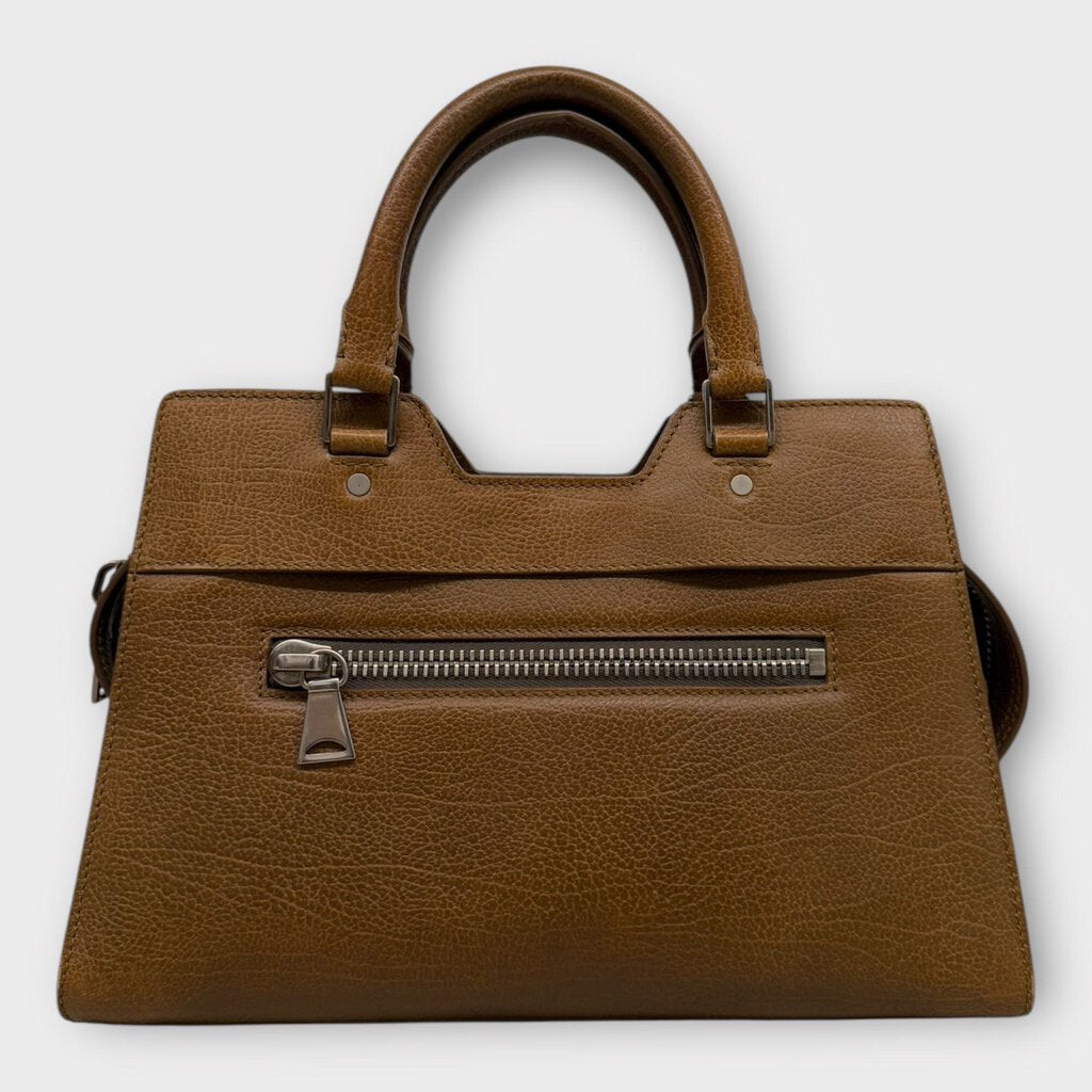 Proenza Schouler Brown Leather PS13 Satchel Bag