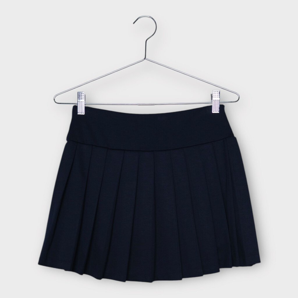 Polo Ralph Lauren Navy Pleat Elastic Waist Skort