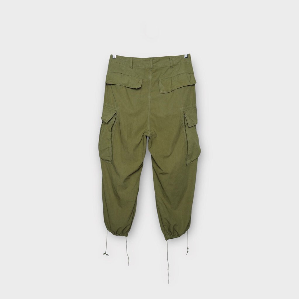 Herill Khaki Cotton Balloon Cargo Pant