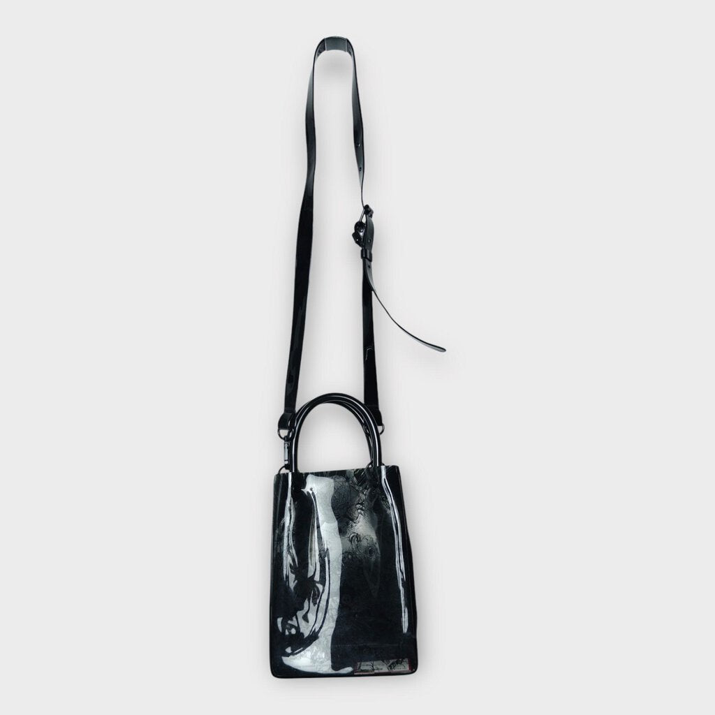 Akira Nana-Nana Black PVC Shoulder Bag