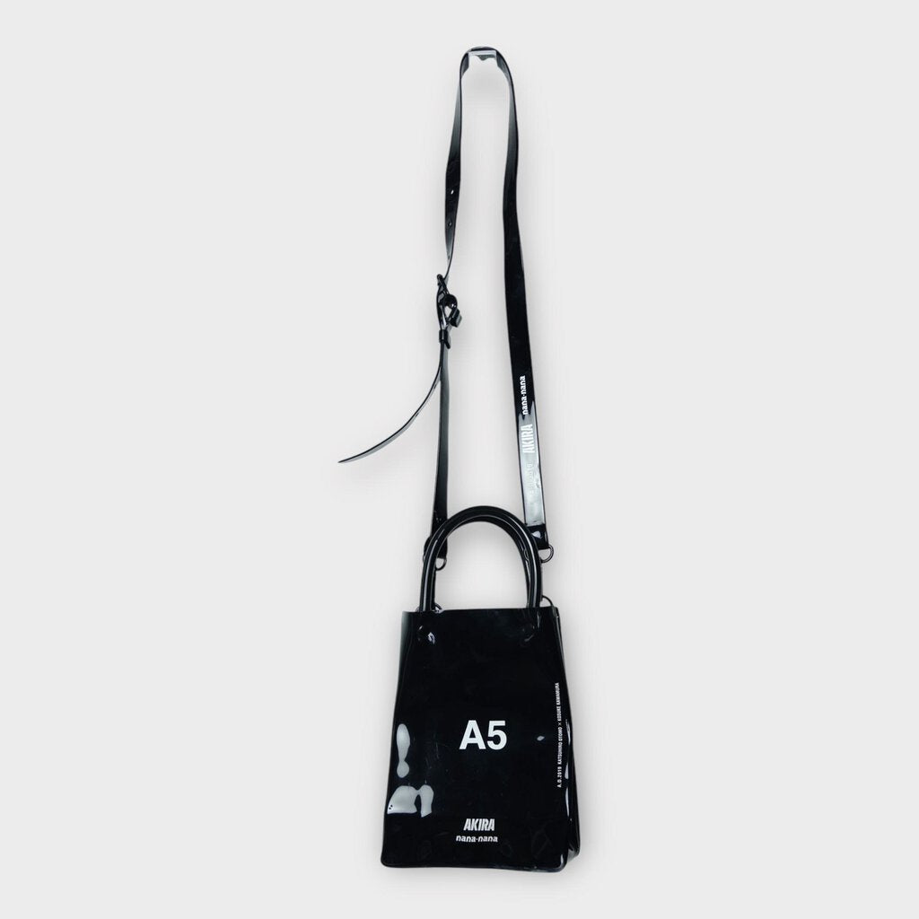 Akira Nana-Nana Black PVC Shoulder Bag