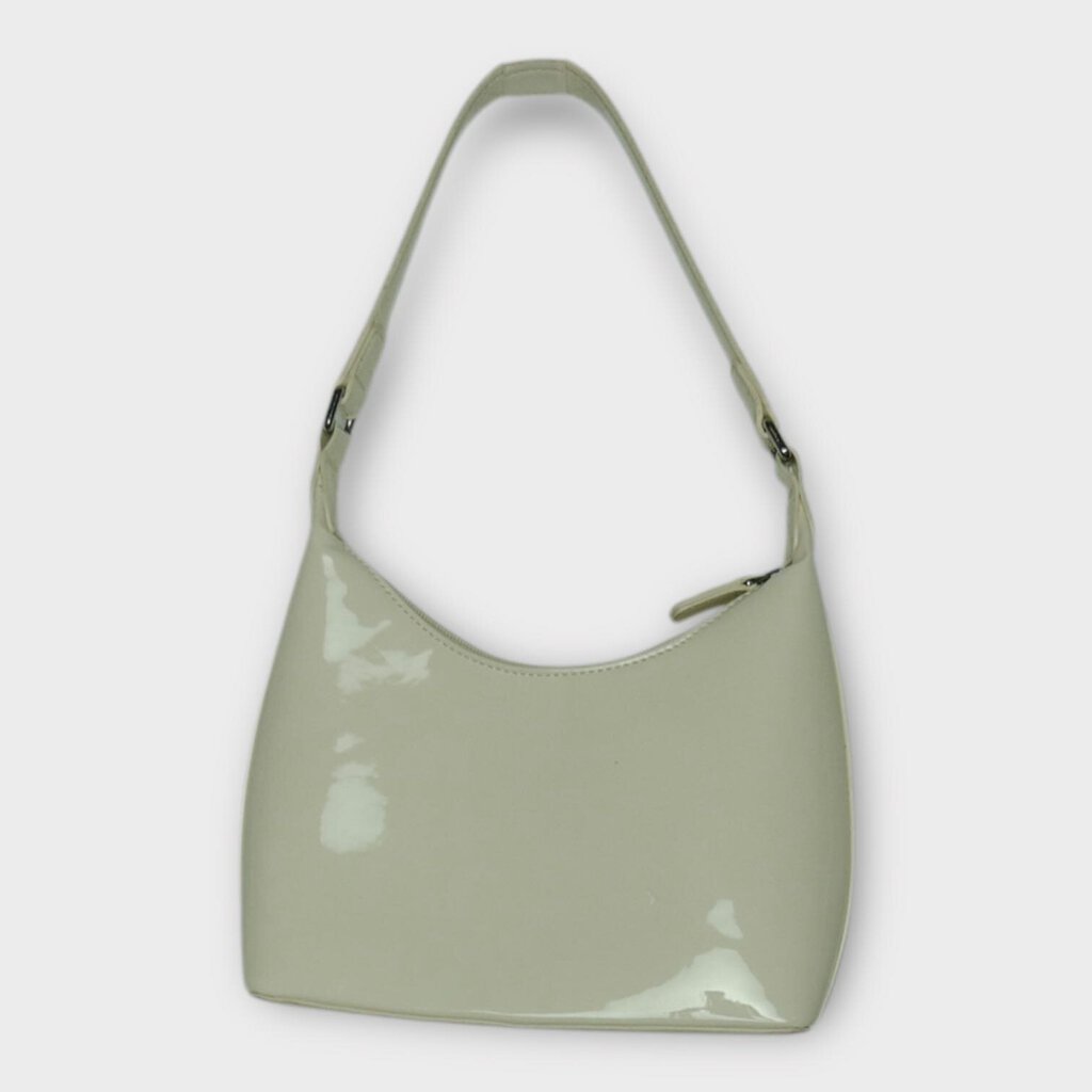 Cream PVC Shoulder Bag