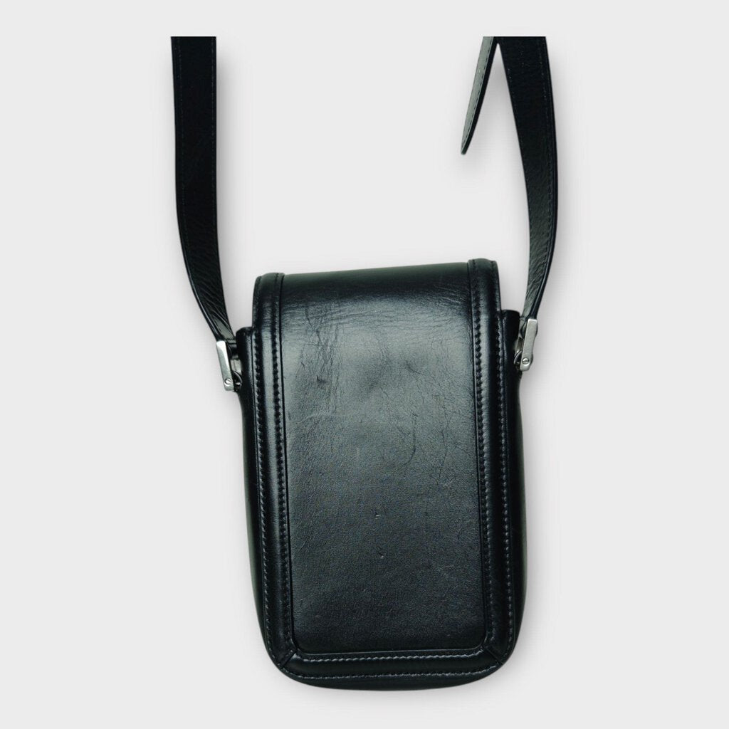 Yves Saint Laurent Black Solferino Leather Cross Body Bag