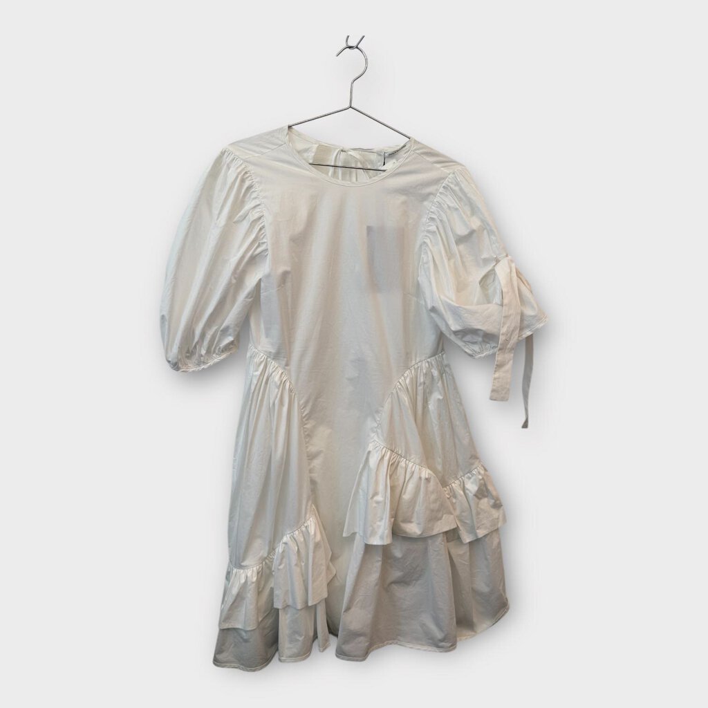 Cecilie Bahnsen White Cotton Danita Dress