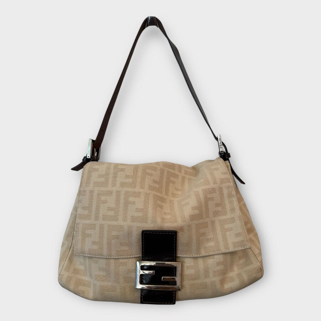 Fendi Cream Monogram Mama Bag